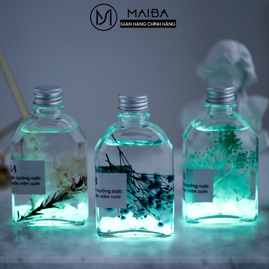 Tinh dầu thơm phòng phát sáng MAIBA khuếch tán hương thơm thiên nhiên POMB 100ML