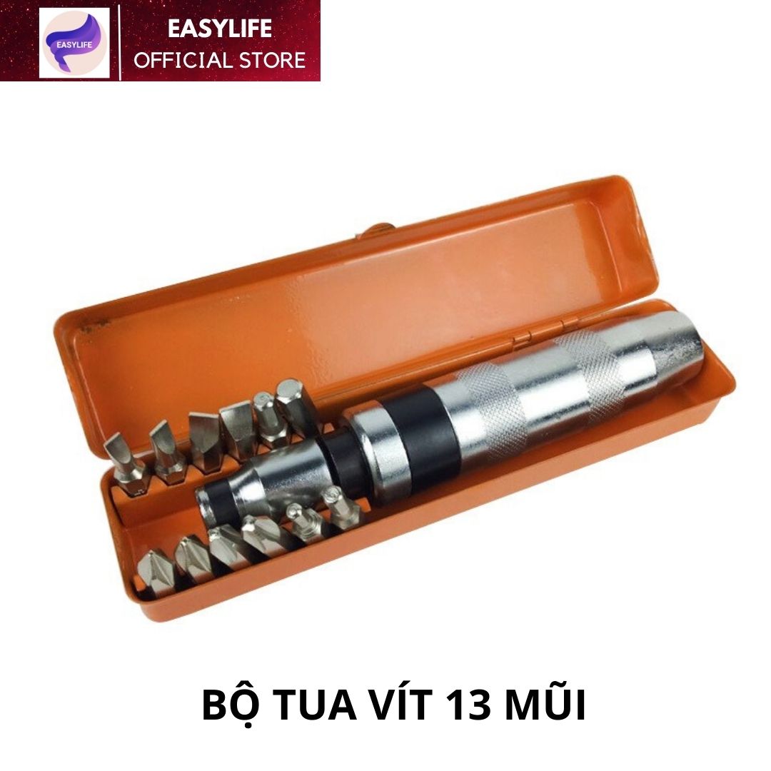 Bộ tô vít, Bộ tua vít đa năng đóng 13 mũi cao cấp