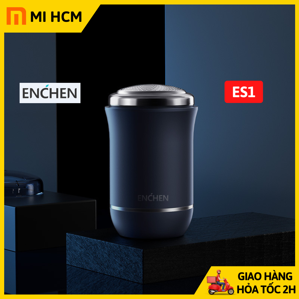 Máy cạo râu mini Enchen ES1 chính hãng, Máy cạo râu điện mini bỏ túi Enchen Traveller nhỏ gọn tiện lợi du lịch, Máy cạo râu ENCHEN ES1 3 lưỡi xoay 360 độ, thời lượng pin khủng