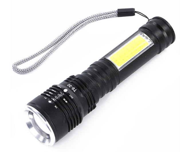 Đèn pin siêu sáng T6-30 - Sài pin tích hợp - nhiều chế độ - Sản phẩm cần cho mọi người.