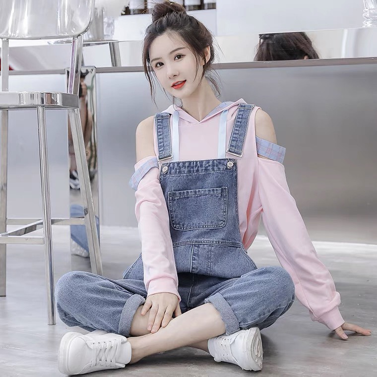 Yếm nữ quần jean màu đen túi hộp cao cấp 2021 MURAD FASHION YNU602