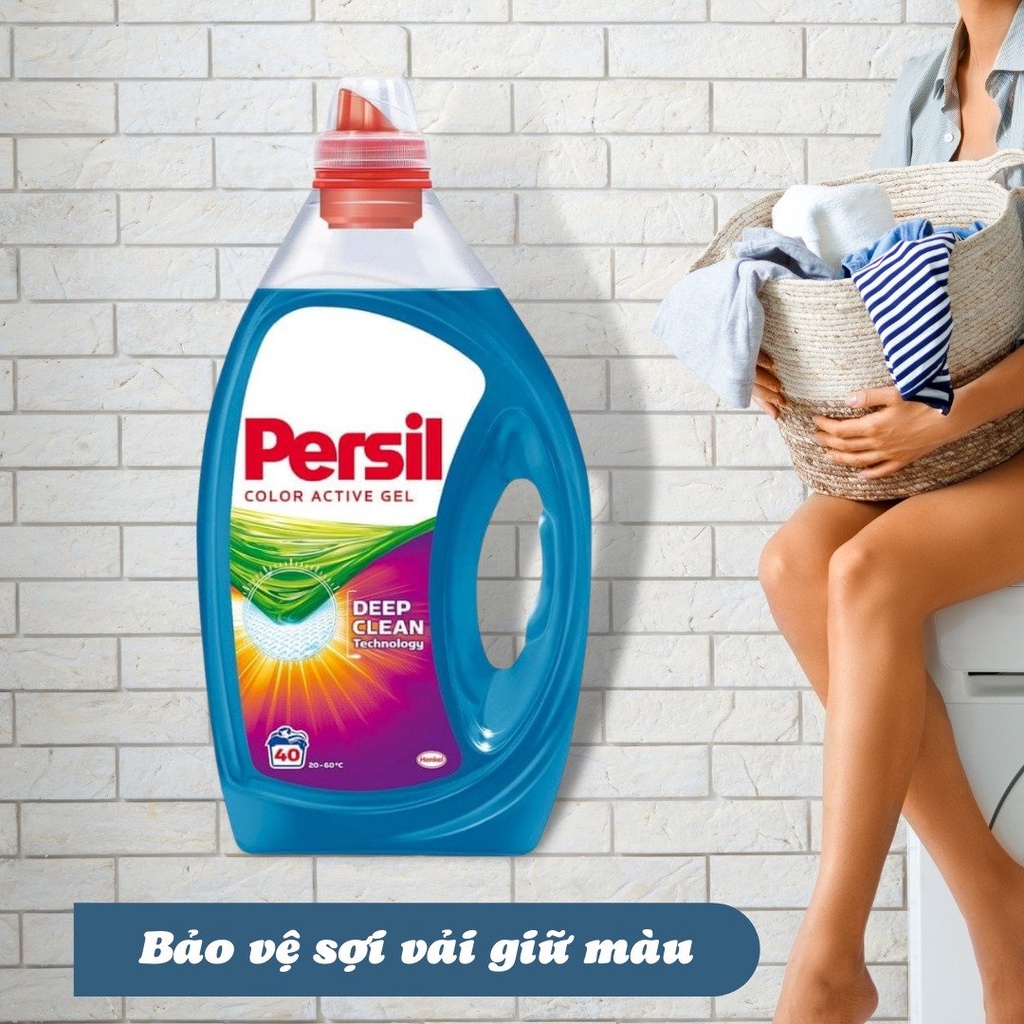 Nước giặt xả persil 2l 40p color