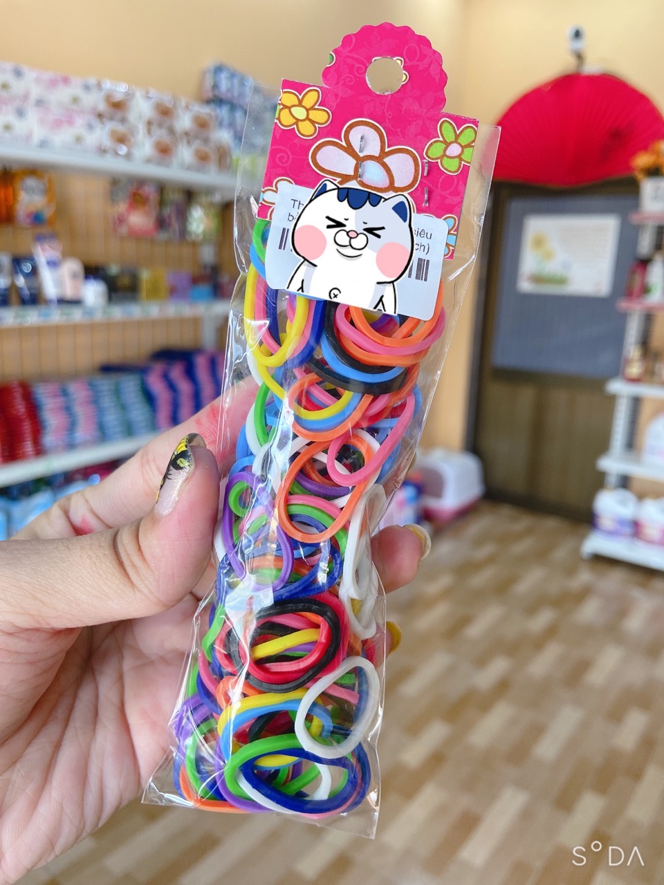 25g chun buột tóc thái lan - thun buột tóc chắc bền dai hàng chuẩn thái siêu chắc eve story