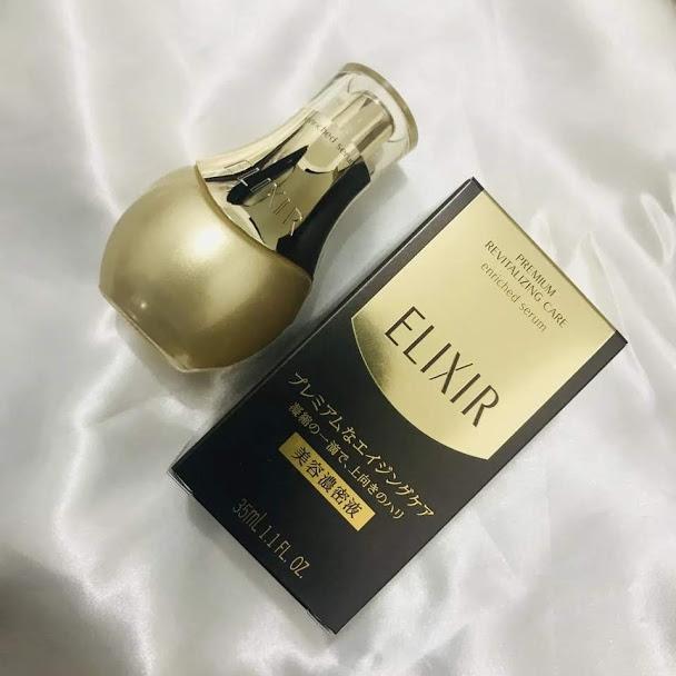 Shiseido Elixir Enriched Serum tinh chất nâng cơ chống nhăn Nhật bản 35g