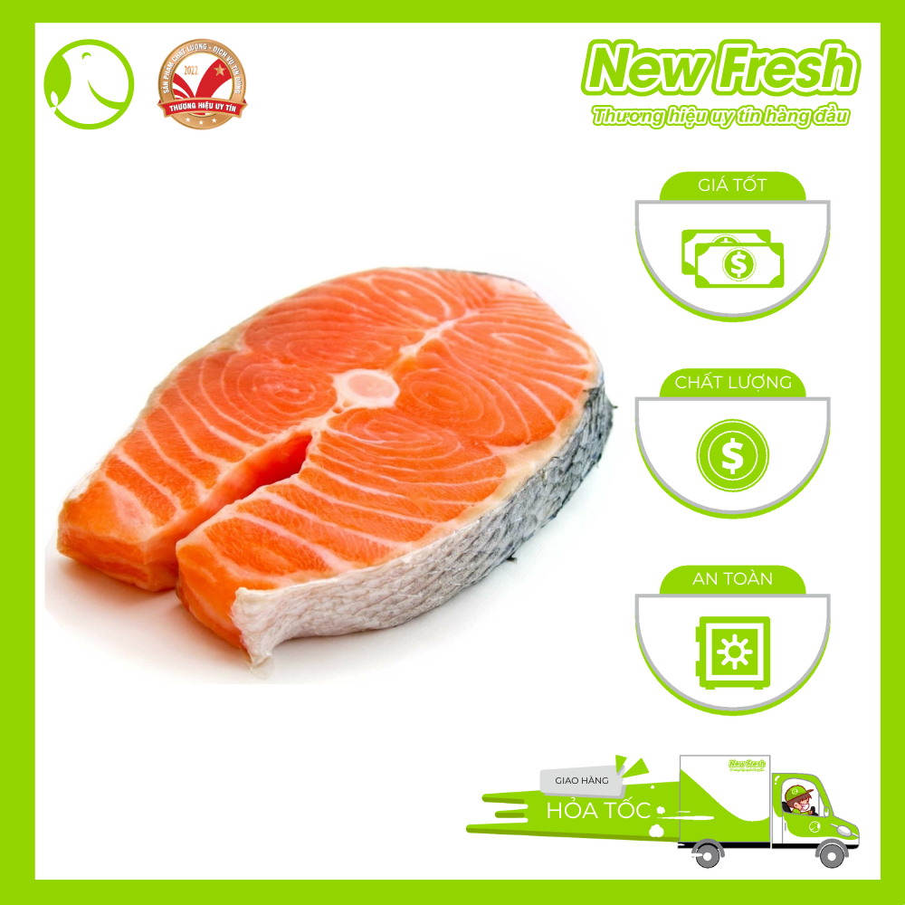 [HỎA TỐC HCM] Cá Hồi Nauy Cắt Khoanh 500G