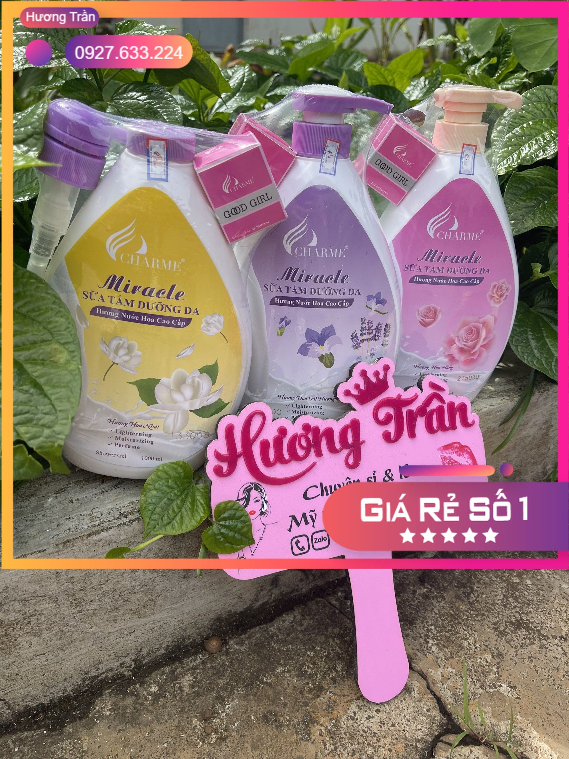 Sữa tắm nước hoa miracle 1000ml