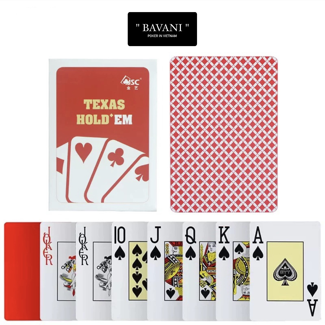 Bài Poker, Bài Tây 100% Nhựa PVC Cao Cấp , Tổng Hợp Các Mẫu Xu Hướng - Lá To , Số To , Chống Nước