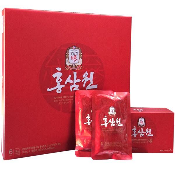 Nước hồng sâm kgc hàn quốc hộp 30 gói 70ml-pp sâm yến thái an
