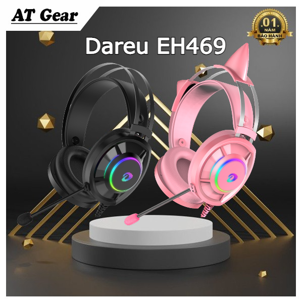 Tai nghe DAREU EH469 RGB - tai nghe có hộp