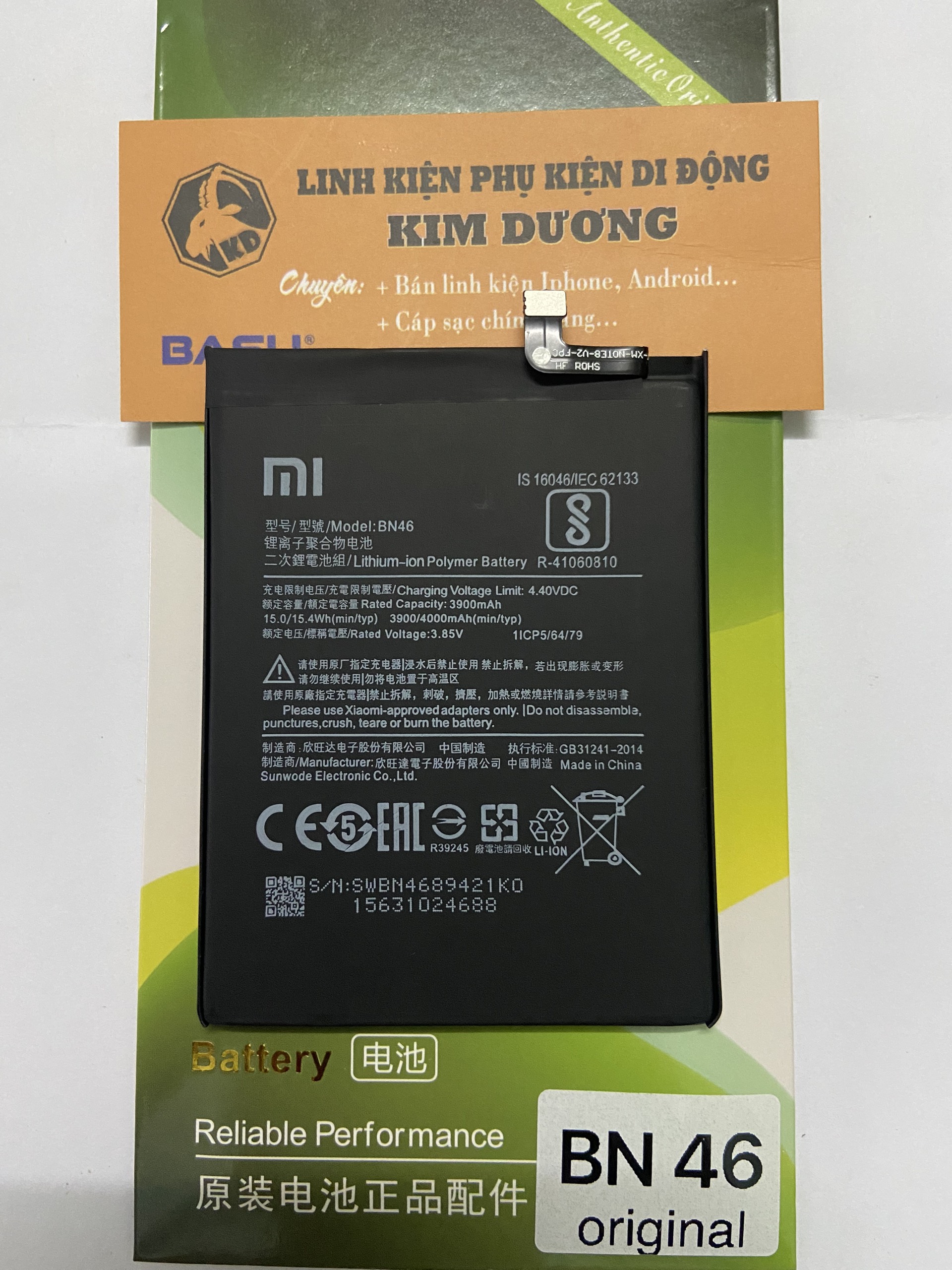 Pin xiaomi redmi 7 /redmi note 8