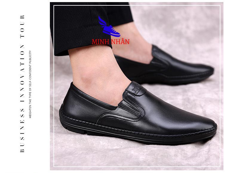 Giày lười nam da bò cao cấp Faction Shoes(GL-08)