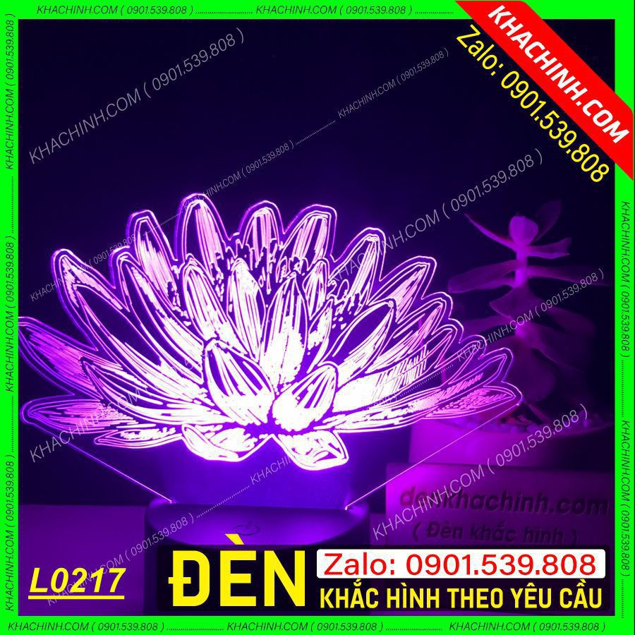 [HCM]Đèn thờ mẫu Hoa Sen Phật Giáo (L0217-L) - khắc hình theo yêu cầu - Xem thêm Phật Dược Sư   … - Nhận làm Đèn THEO YÊU CẦU