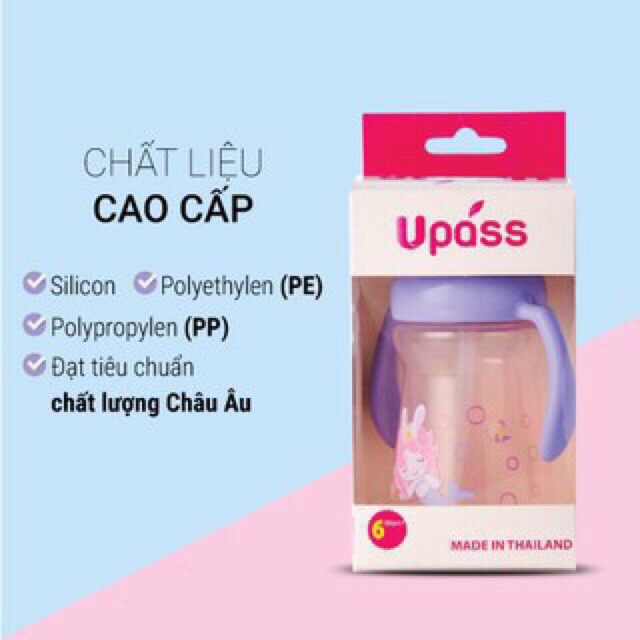 Bình tập uống nước UPass 150ml hàng Made in Thái Lan