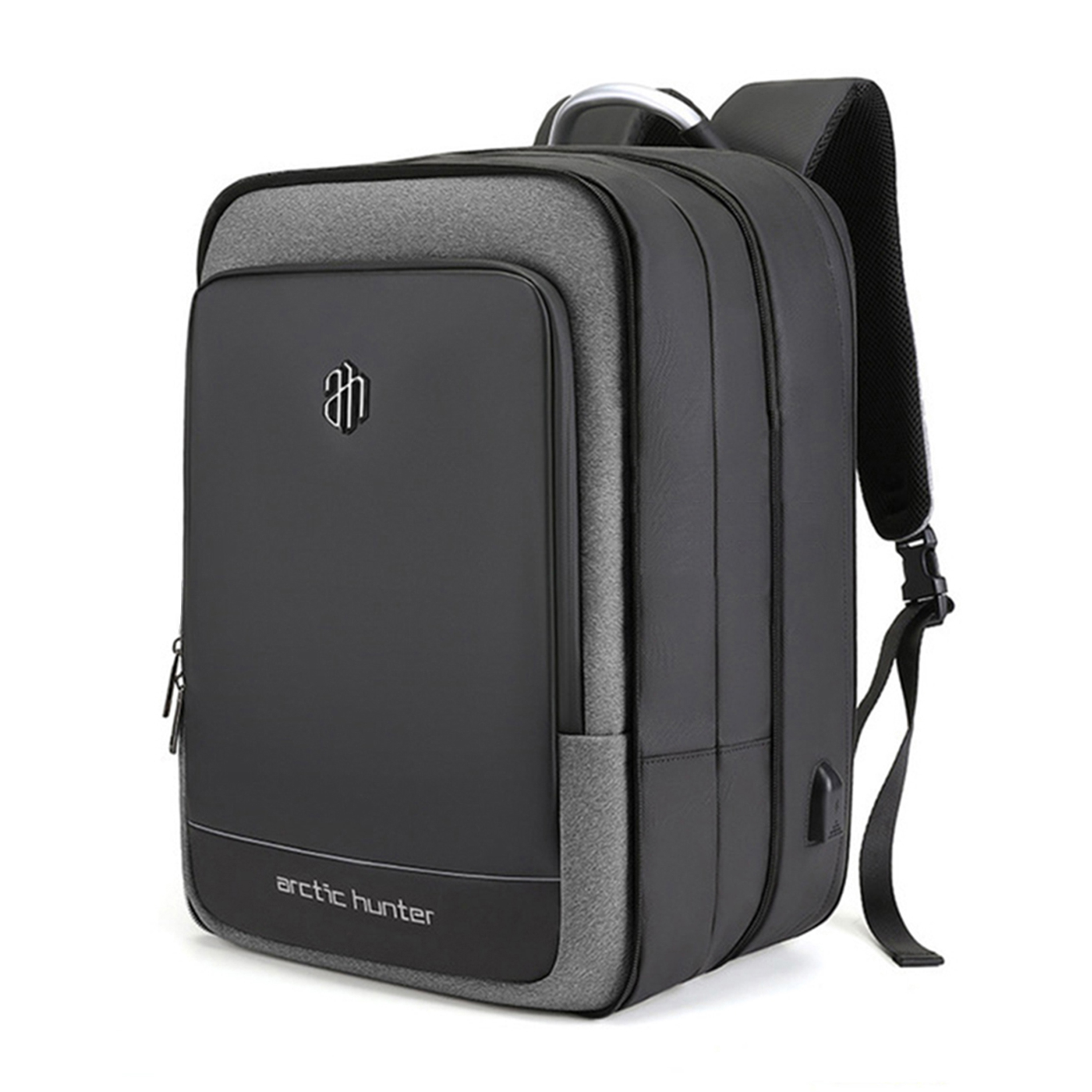Balo du lịch Arctic Hunter B00227 chất liệu oxford chống nước, kích thước 18 inch, khóa mở rộng như vali, cổng kết nối USB