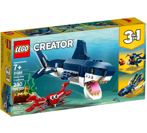 Lego creator 31088 - xếp hình cá mập - bạch tuộc 3-trong-1