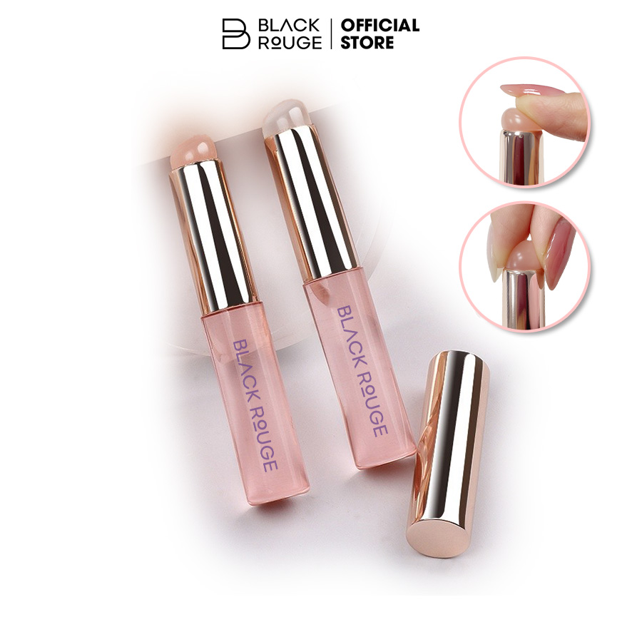 Cọ Trang Điểm Môi Đầu Tròn Bằng Silicon Black Rouge