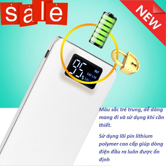 Pin Sạc Dự Phòng, Sạc dự phòng JK01 ( Smart) cao cấp,đa năng,thiết kế đẹp độc đáo siêu mỏng, siêu bền,sạc cực nhanh,bảo hành uy tín 1 đổi 1 toàn quốc.