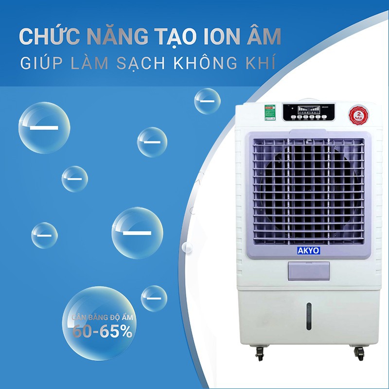 Quạt điều hòa không khí inverter AKYO AK8000 bảo hành 2 năm