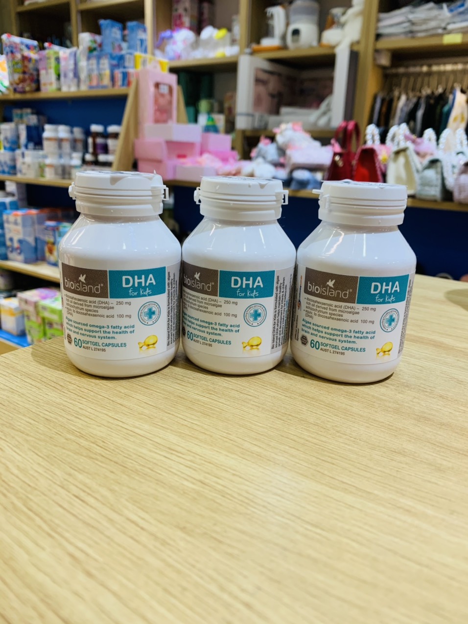 Dha bioisland 60 viên cho bé từ 6th+