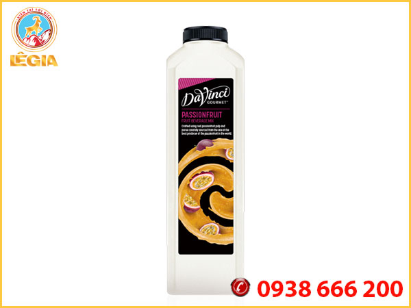 Mứt chanh dây hỗn hợp davinci 1l - davinci passionfruit fruitmix