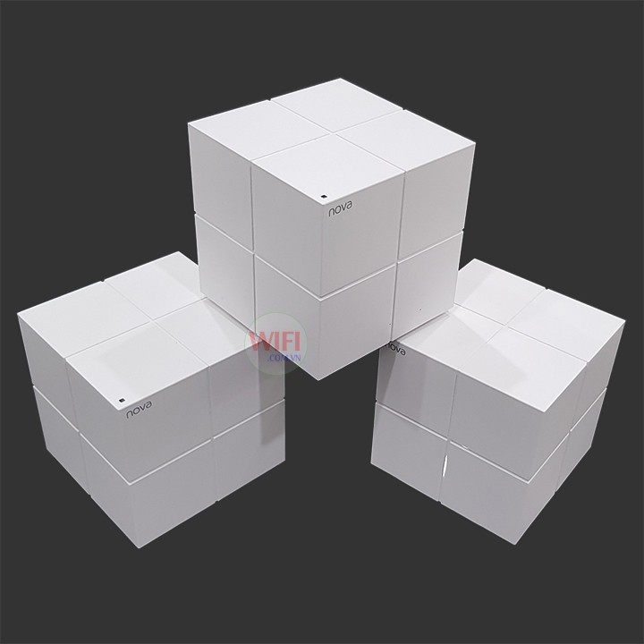 Bộ 3 Cái Wifi Mesh Tenda Nova MW6 - Ghép Nối Không Dây Cho Vùng Phổ Sóng Rộng Hơn (500m2)