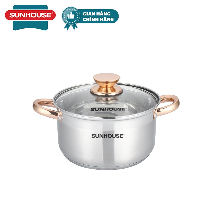 Nồi inox 5 đáy sunhouse shg24220