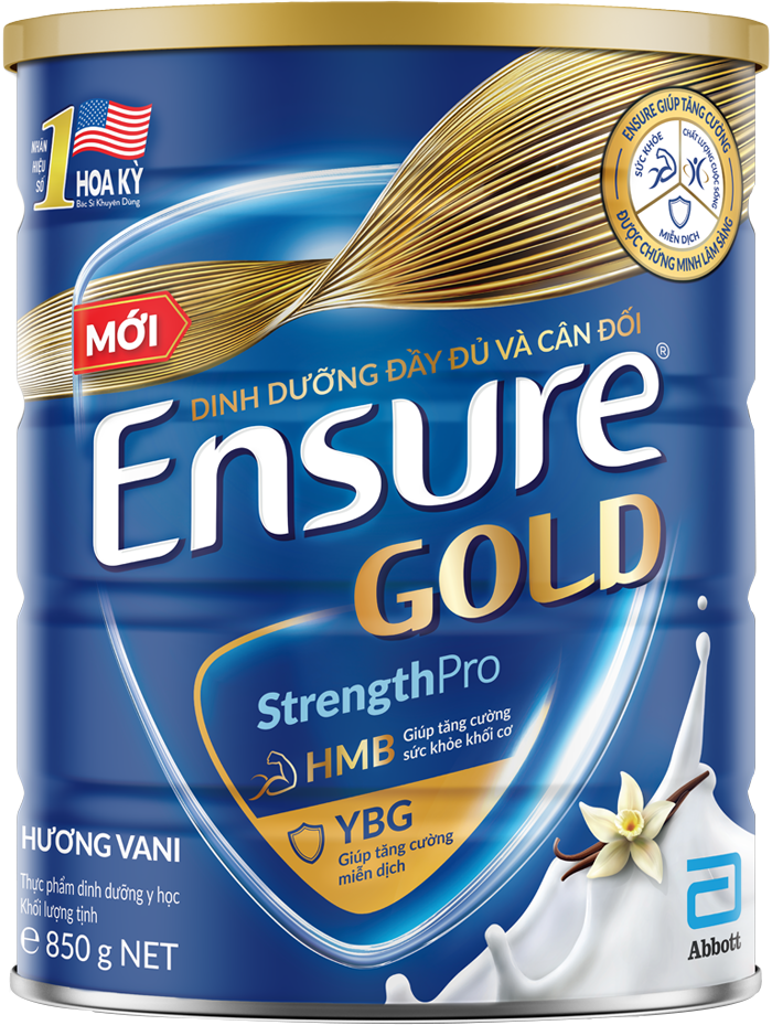 Ensure gold hương vani 850g