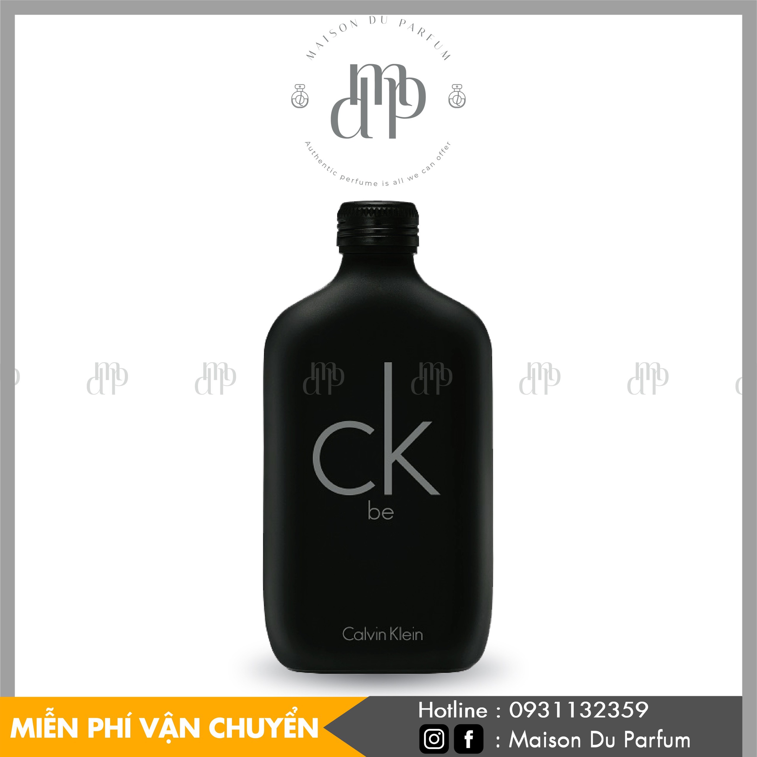 ⚜️Travel Size] Nước hoa unisex Calvin Klein CK Be - Chính hãng - Maison Du Parfum