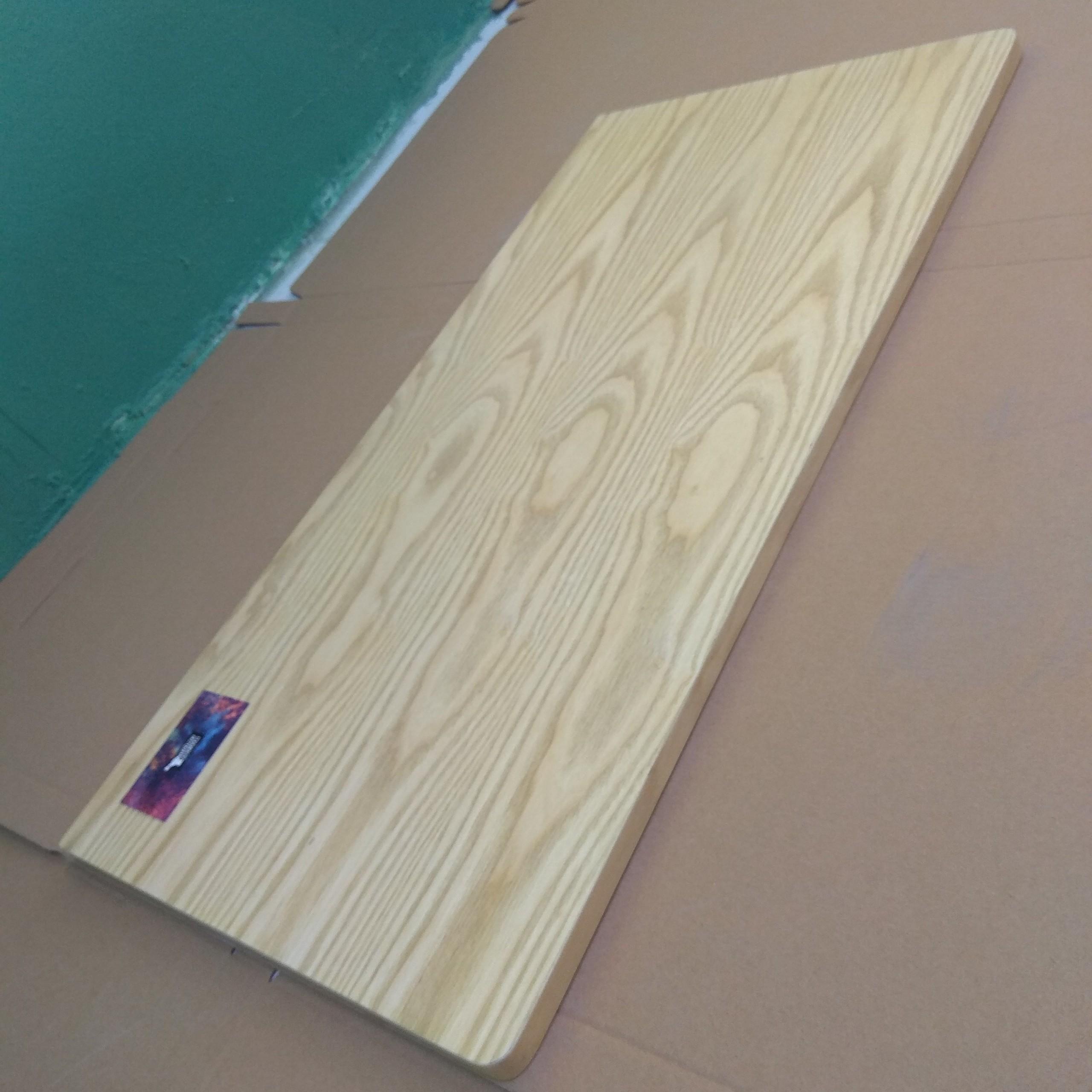 Bàn gập treo tường thông minh gỗ MDF phủ verner 40x80cm màu vàng vân gỗ bản lề A2-35cm chịu tải 50-70kg