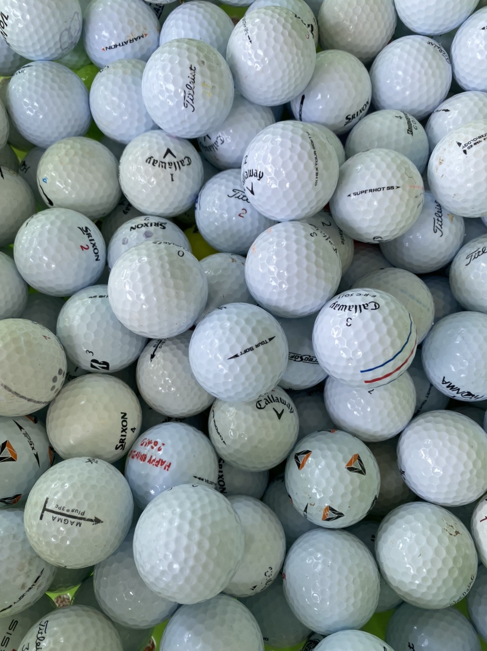 Bóng Tập Golf 3 lớp Nhiều Thương Hiệu  ComB0 10 Bóng