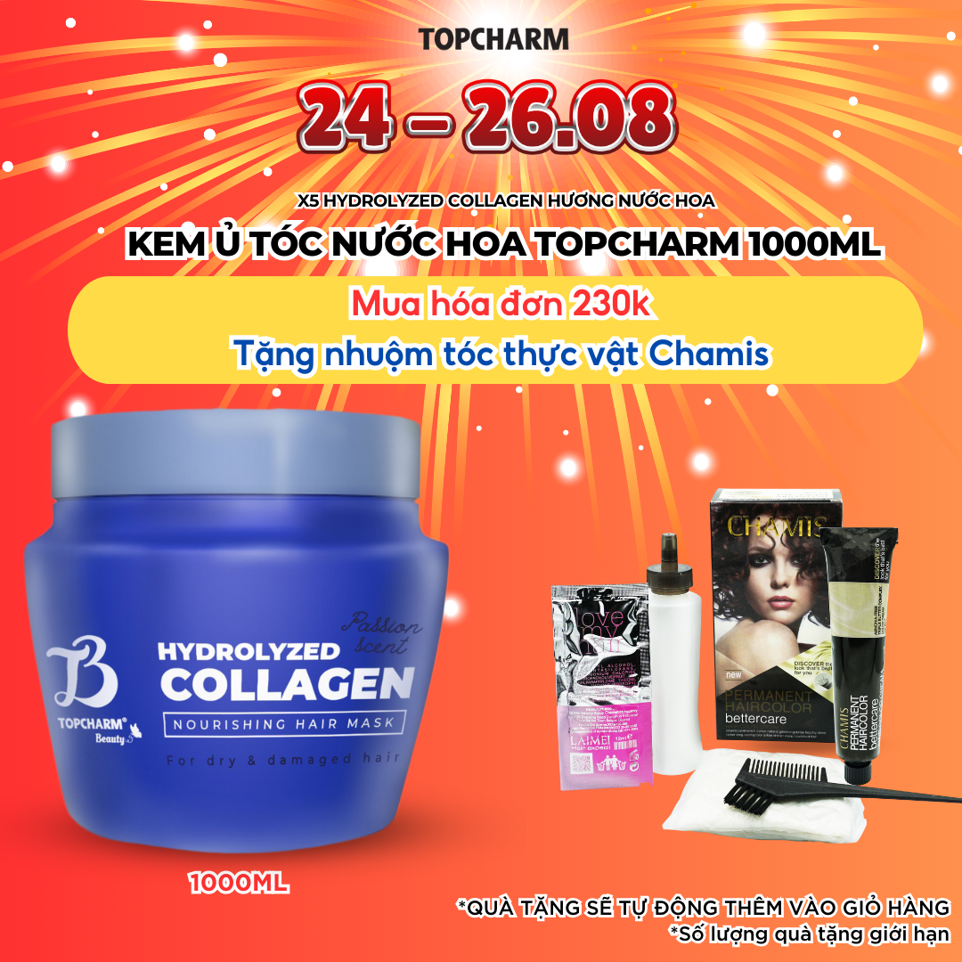 Kem hấp dưỡng tóc bóng mượt collagen hương nước hoa cao cấp