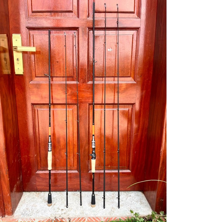 Cần câu lure 2 khúc super eagle có 2 ngọn m-mh cao cấp - cl2k041