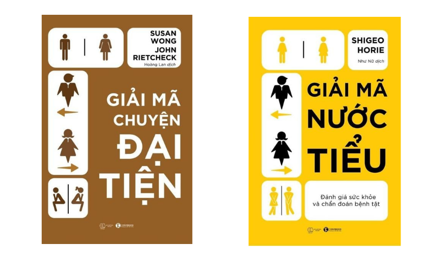 Combo Sách Giải mã chuyện đại tiện + Giải mã nước tiểu