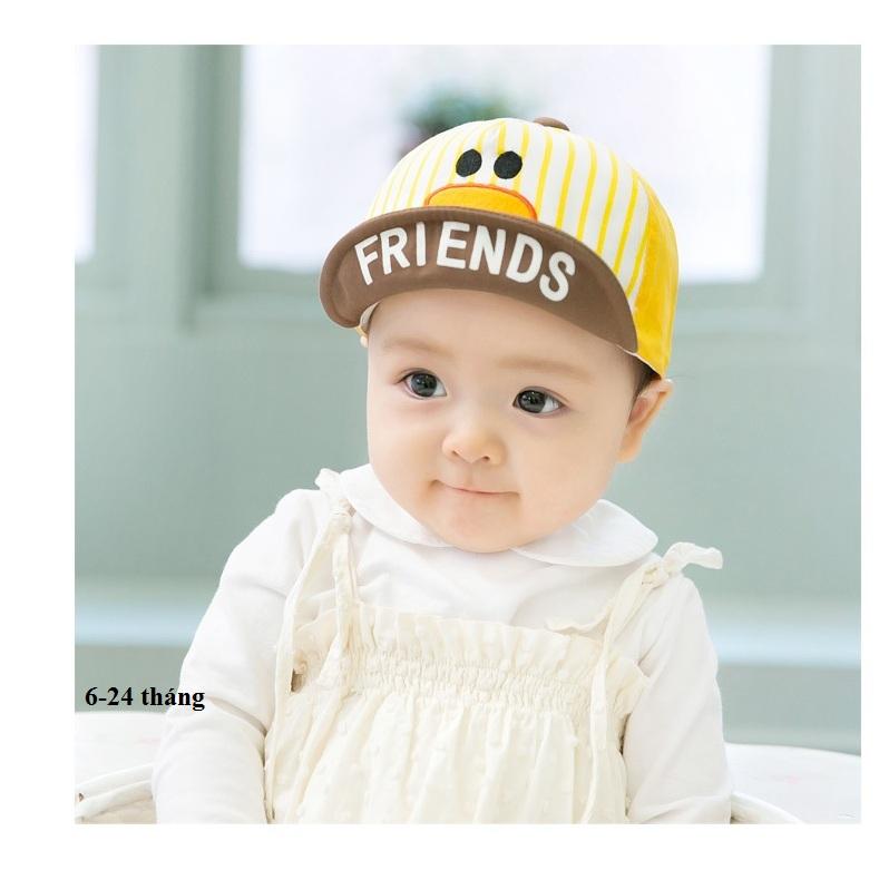 Mũ lưỡi trai cho bé 6-24 tháng, vòng đầu 45-47cm