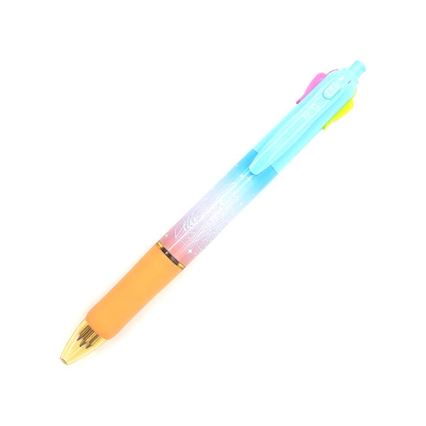 Bút bi 4 ngòi 0.7mm m&g abp803s8 - xanh biển/cam