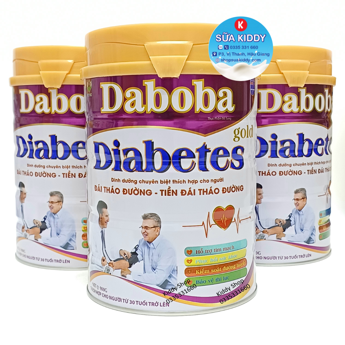 Sữa tiểu đường DABOBA DIABETES dinh dưỡng chuyên biệt thích hợp cho người