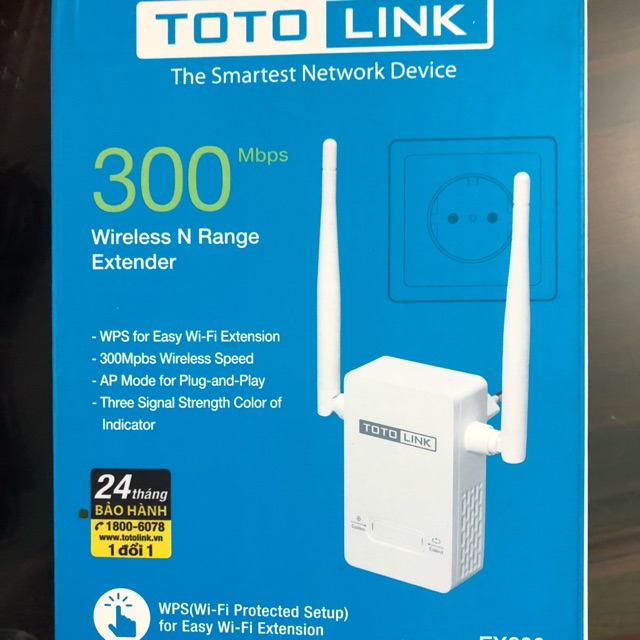 Bộ khuếch đại wifi totolink ex300 v2Phiên bản mới kích sóng cực khỏephiên bản mới nhấtBộ Kích Sóng Wifi Repeater 300Mbps Totolink EX300 v2Bộ Kích Sóng Wifi ToToLink