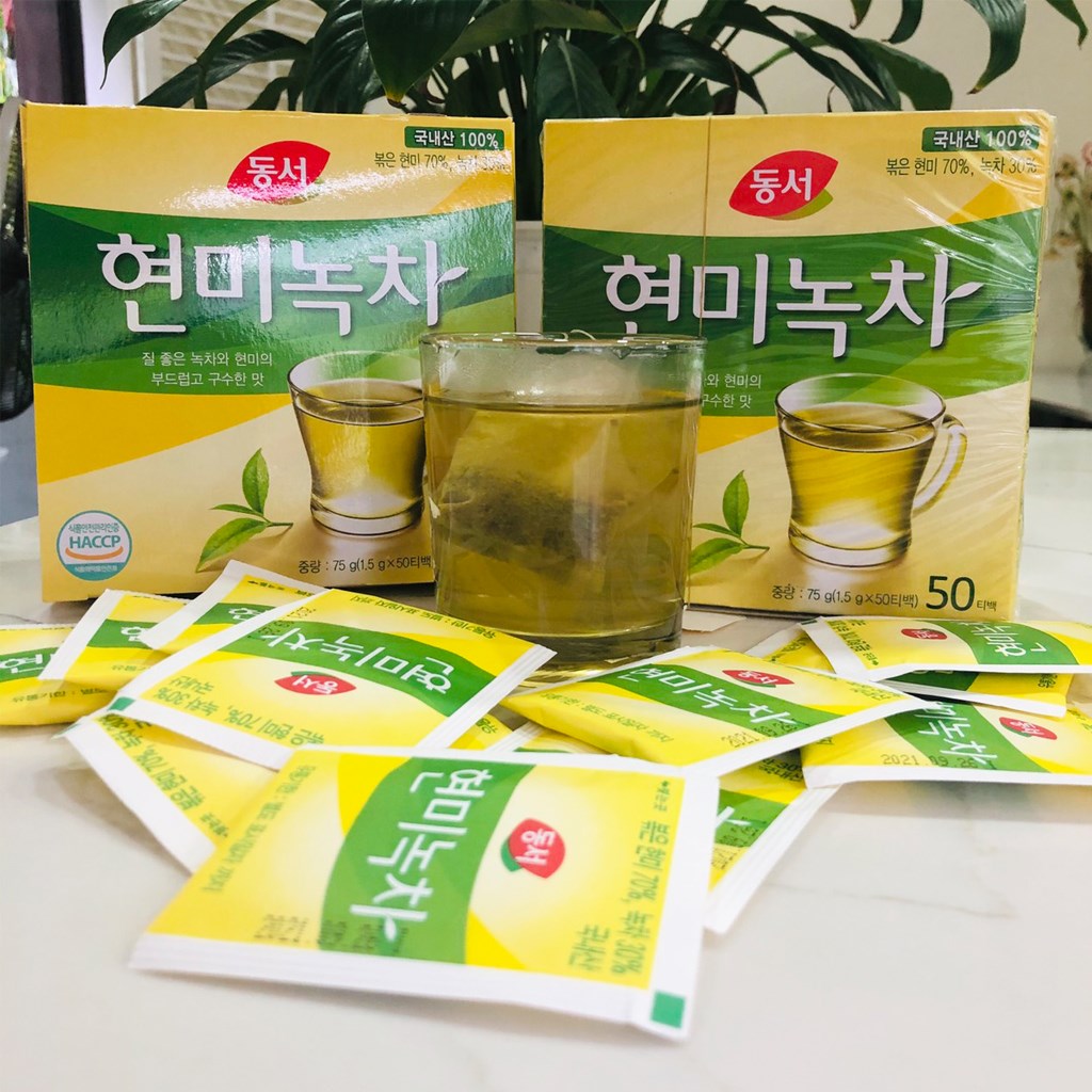 Trà xanh gạo lứt dongsuh 75g - nhập khẩu hàn quốc
