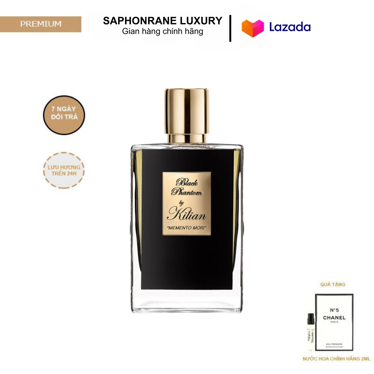 Nước hoa cao cấp »freeship« nước hoa kilian black phantom memento mori edp 50ml