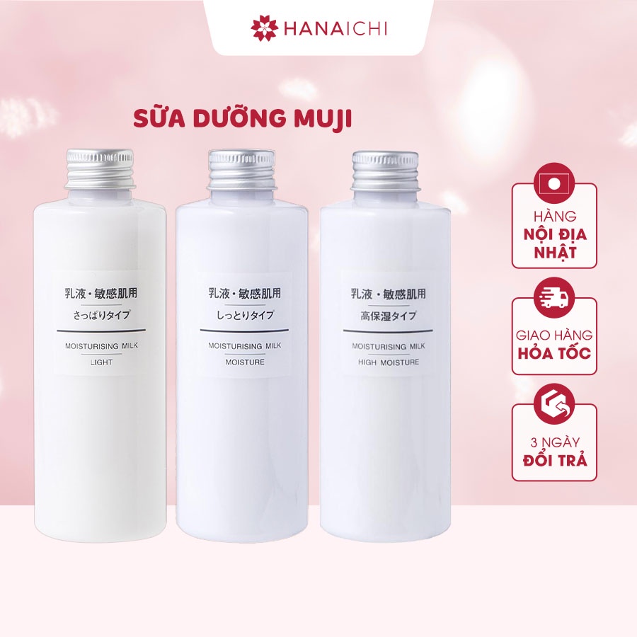 Sữa Dưỡng Muji Moisturising Milk 200ml - Nội Địa Nhật