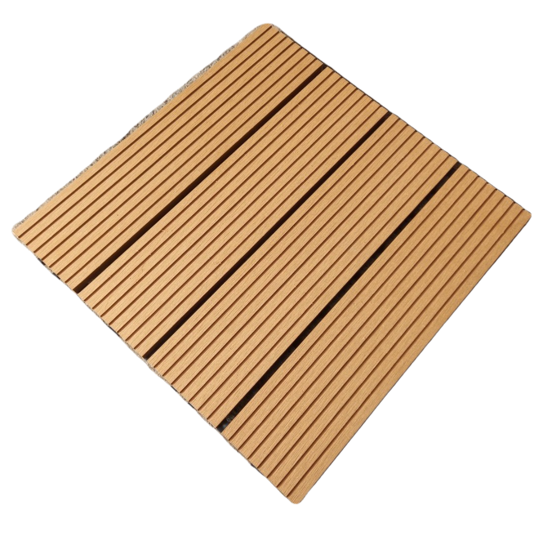 vỉ sàn gỗ nhựa ngoài trời kt 30x30cm, chịu nước chịu nắng composite