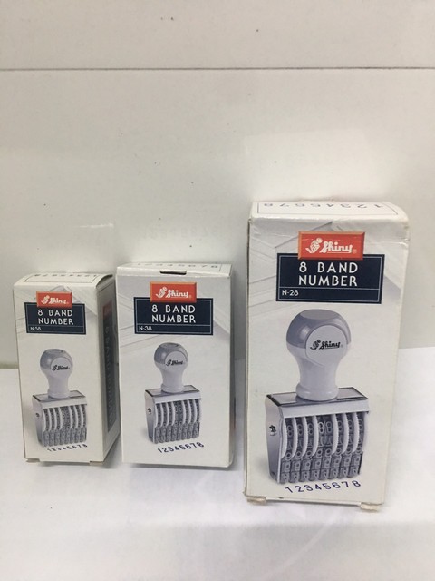 Dấu số shiny n-58 8 số - 3mm