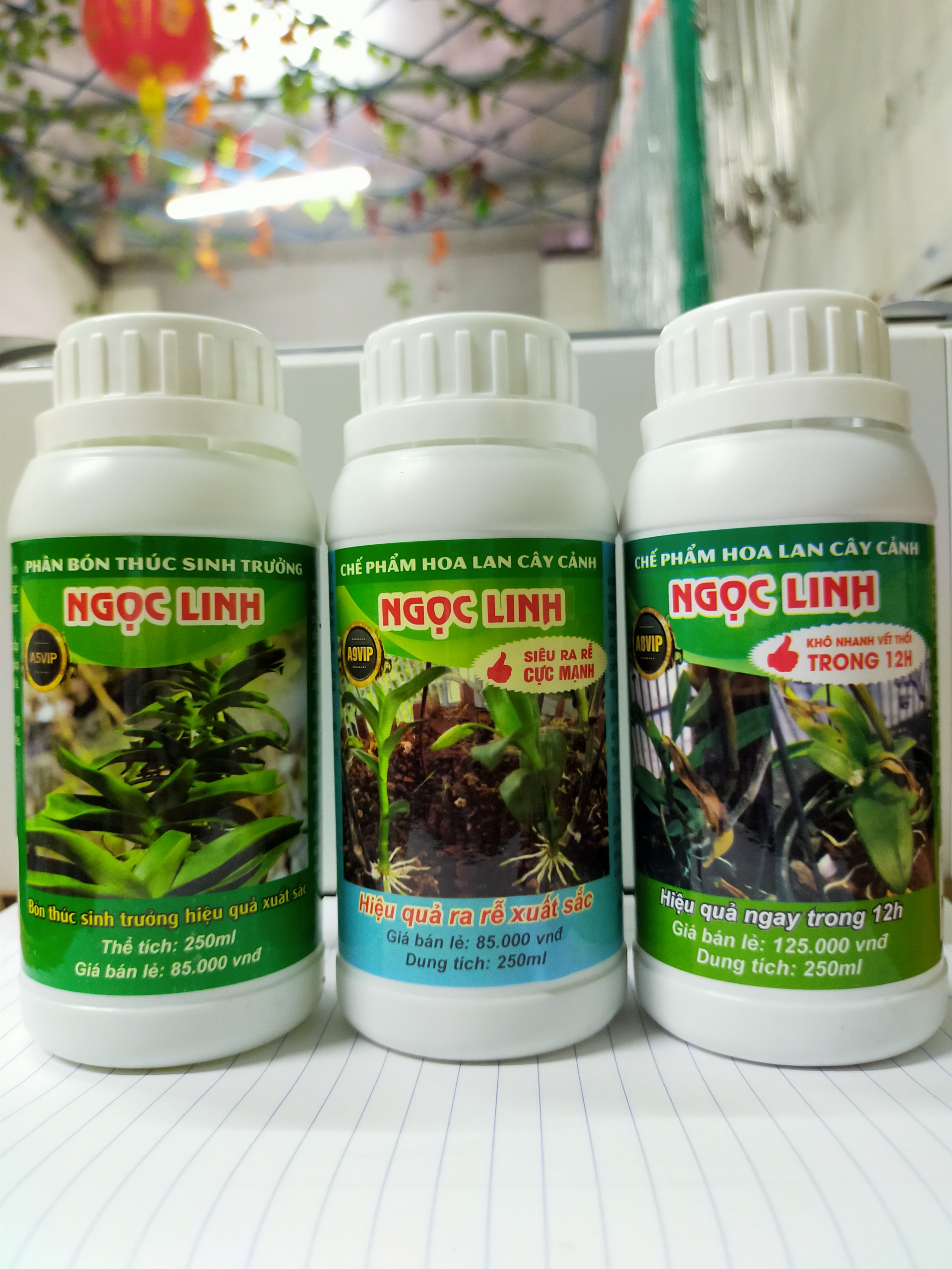 Bộ 3 sản phẩm ngọc linh chính hãng : Kích rễ- Bón thúc -phòng-Trị nấm, thối nhũn - Không thể thiếu cho khu vườn nhà bạn