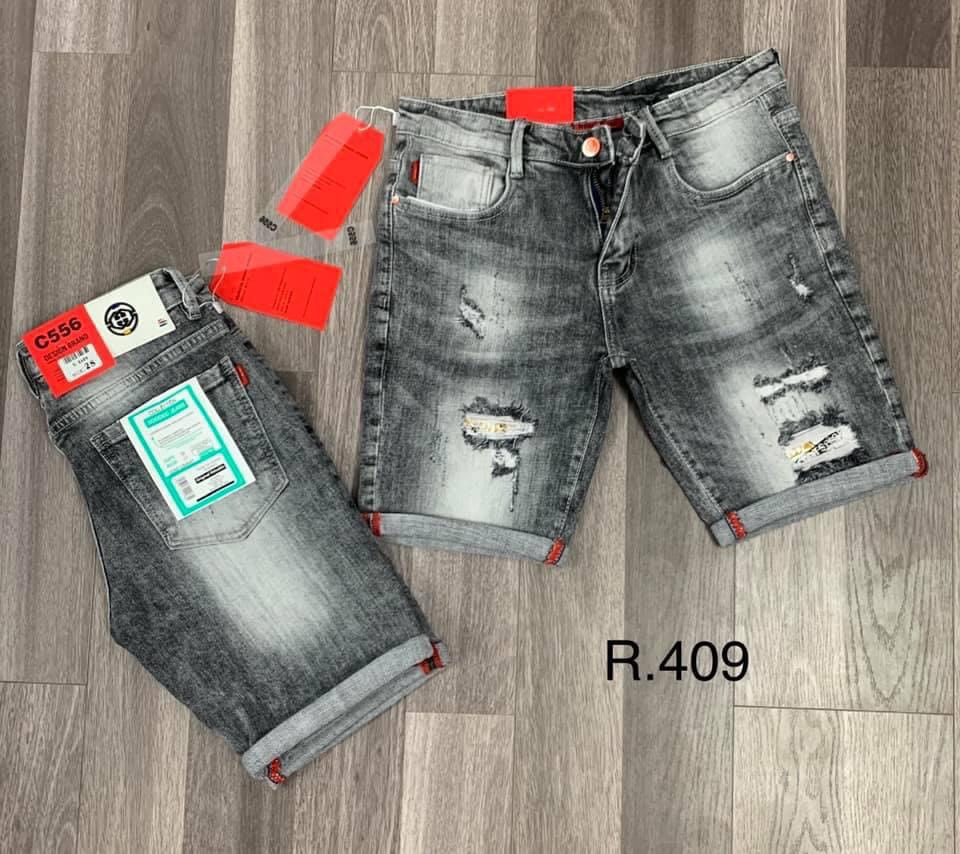 Quần short jean nam cao cấp có rách