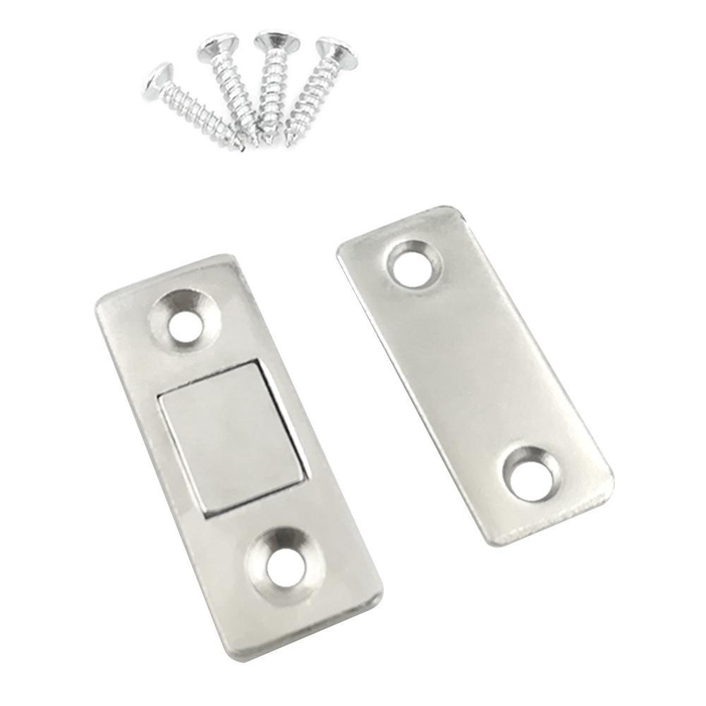 Chốt cửa tủ - Chốt cửa tủ, kệ bằng thép không gỉ kết hợp nam châm mini