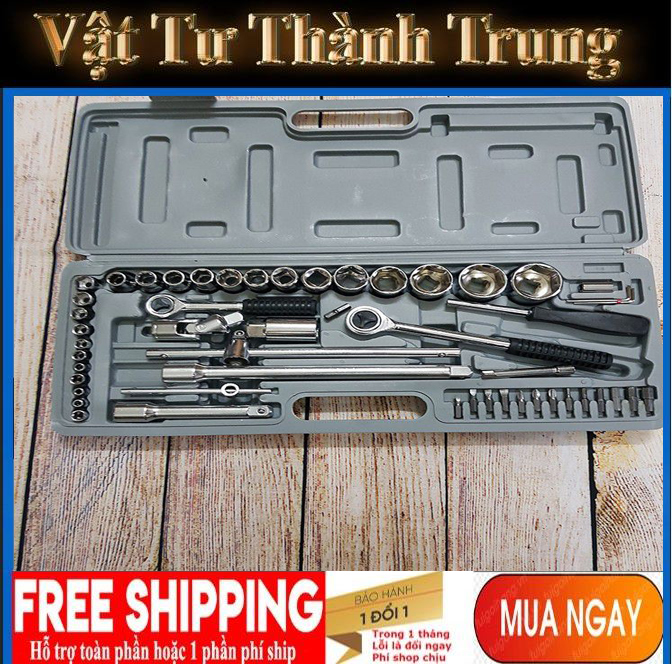 Bộ dụng cụ sửa chữa đầu khẩu + tô vít 52 chi tiết century