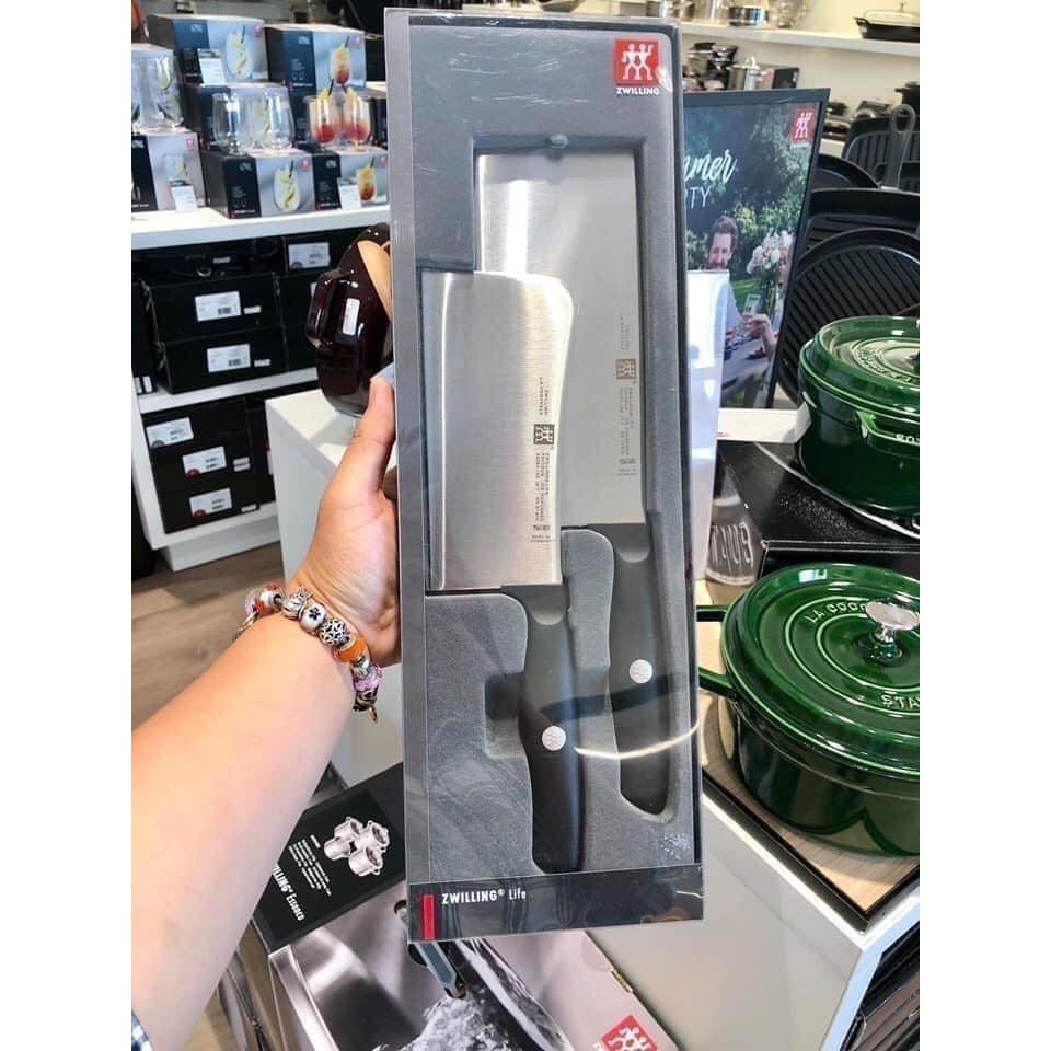 Set đôi dao chặt - dao thái zwilling made in germany
