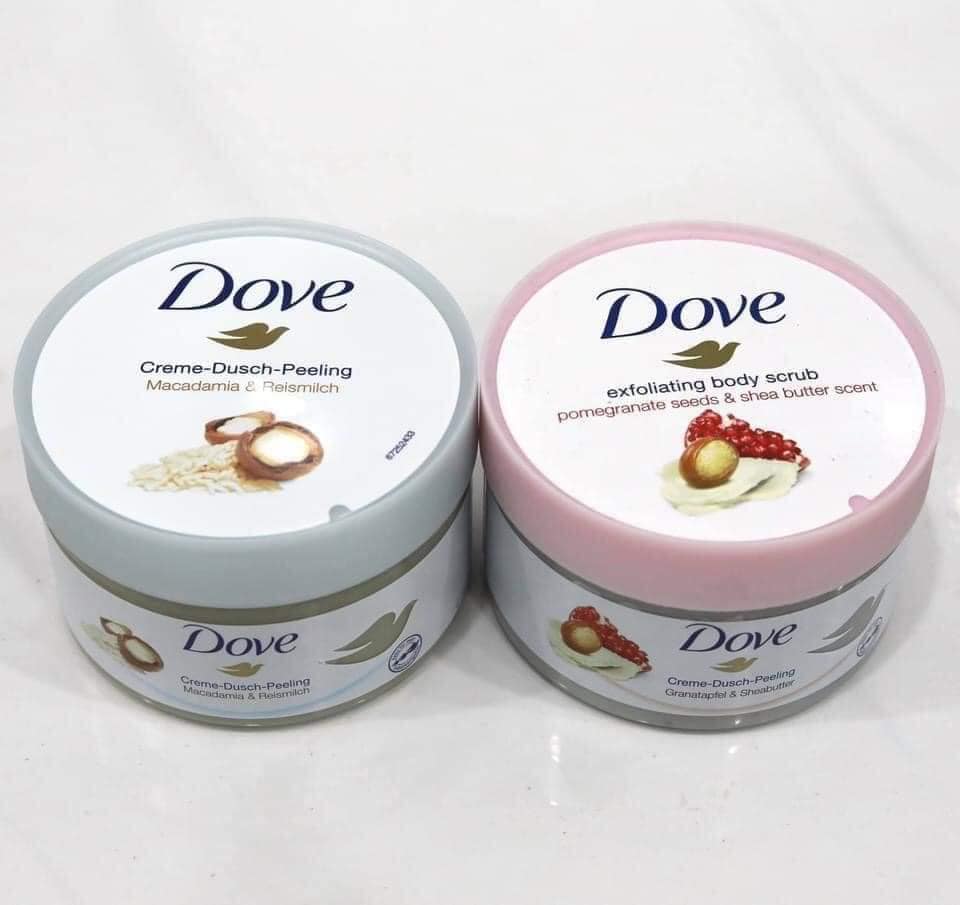 Kem tẩy da chết Dove Dusch Peeling, hàng Đức.