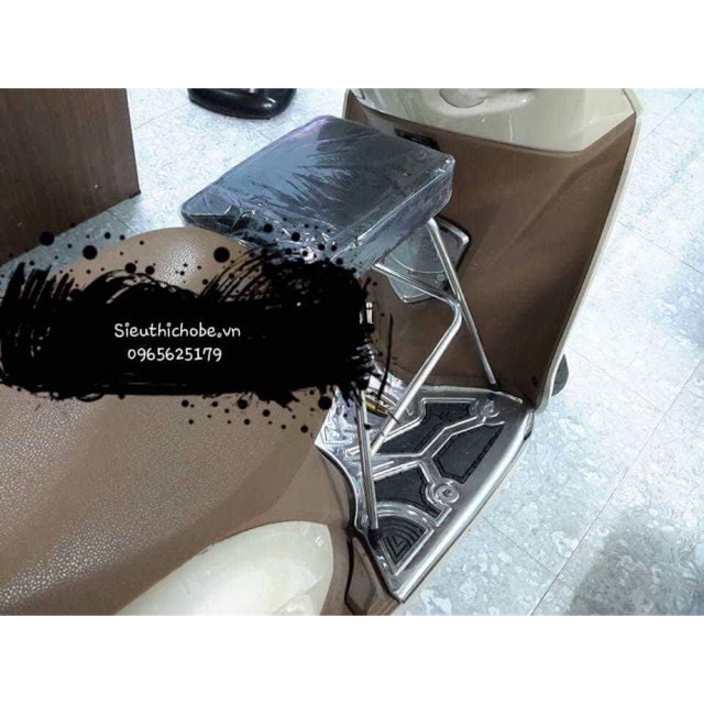 Ghế ngồi xe tay ga cho bé xe lead không tựa