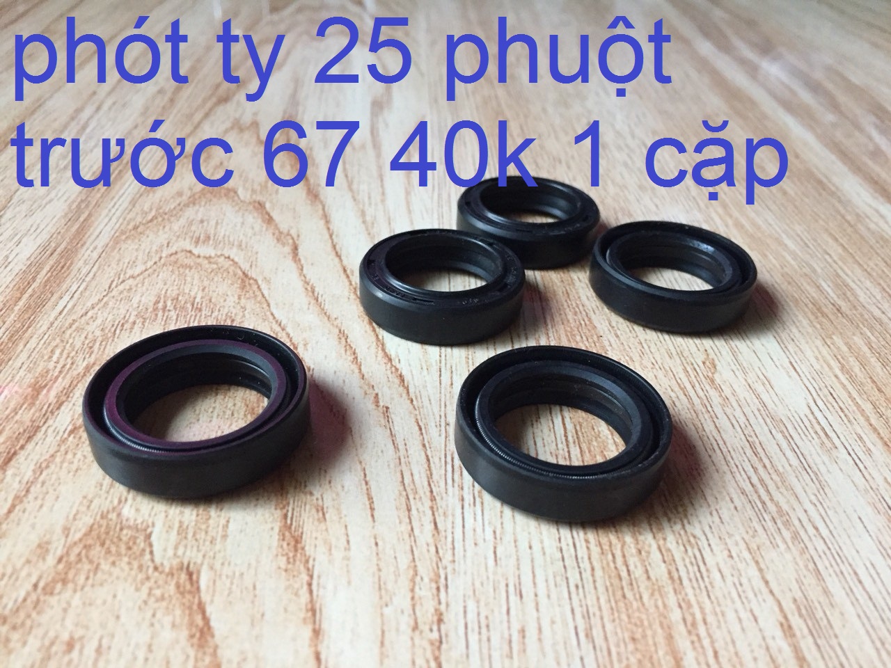 Honda 67-72: 01 cặp gồm 2 cái phót ty phuột trước honda 67
